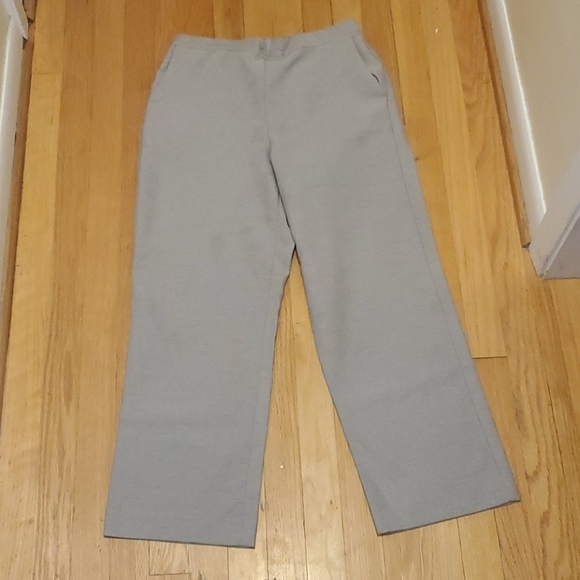 Alfred Dunner Pants - Alfred Dunner Gray Dress Pants